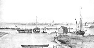 Bradwell Quay in 1857